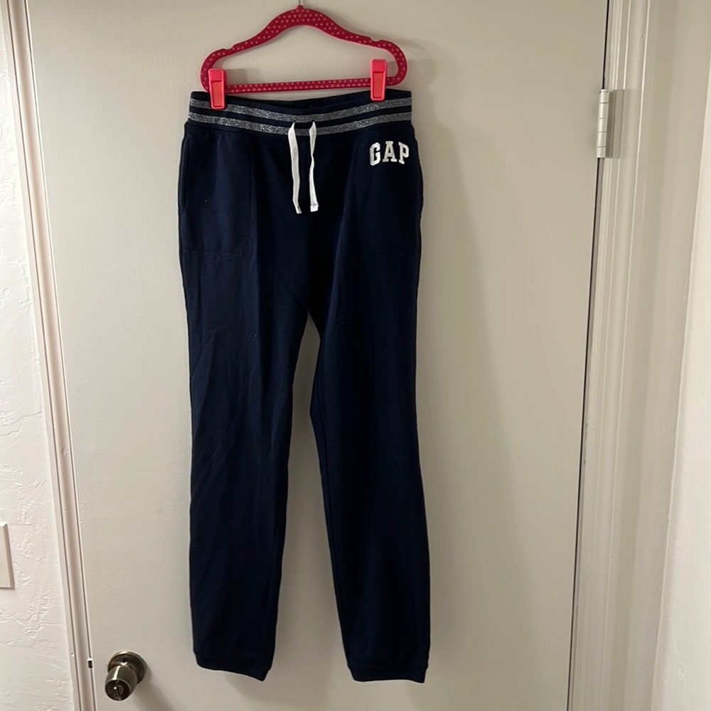 Gap Kids Navy Blue Fleece Sweatpants